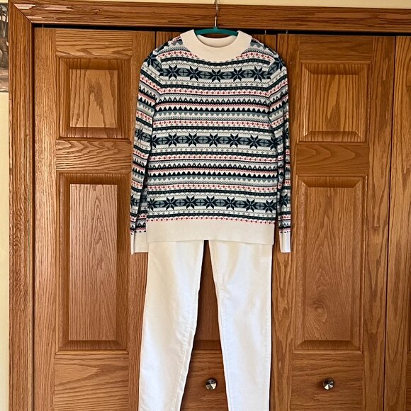 TALBOTS - Fair Isle Mockneck Pullover -- NEW with Tag - Picture 11 of 12
